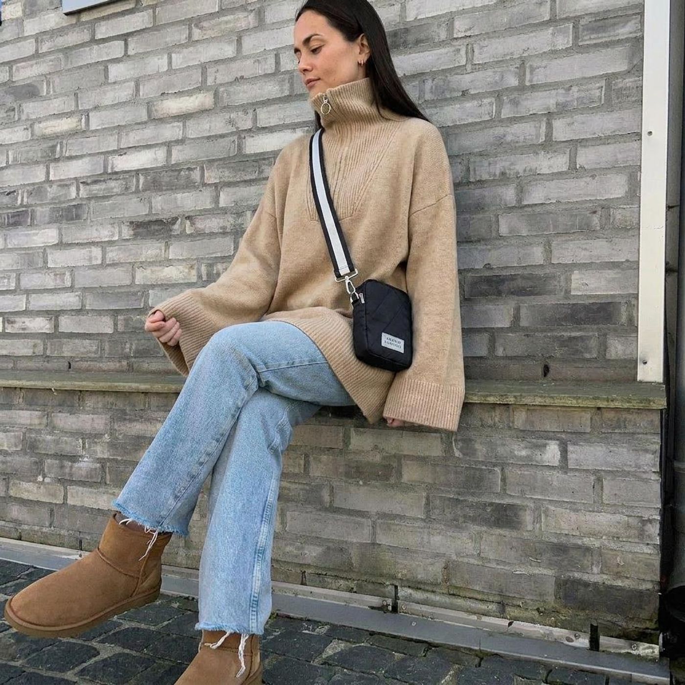 Morild Bli Sett Phone Bag med refleks, sort