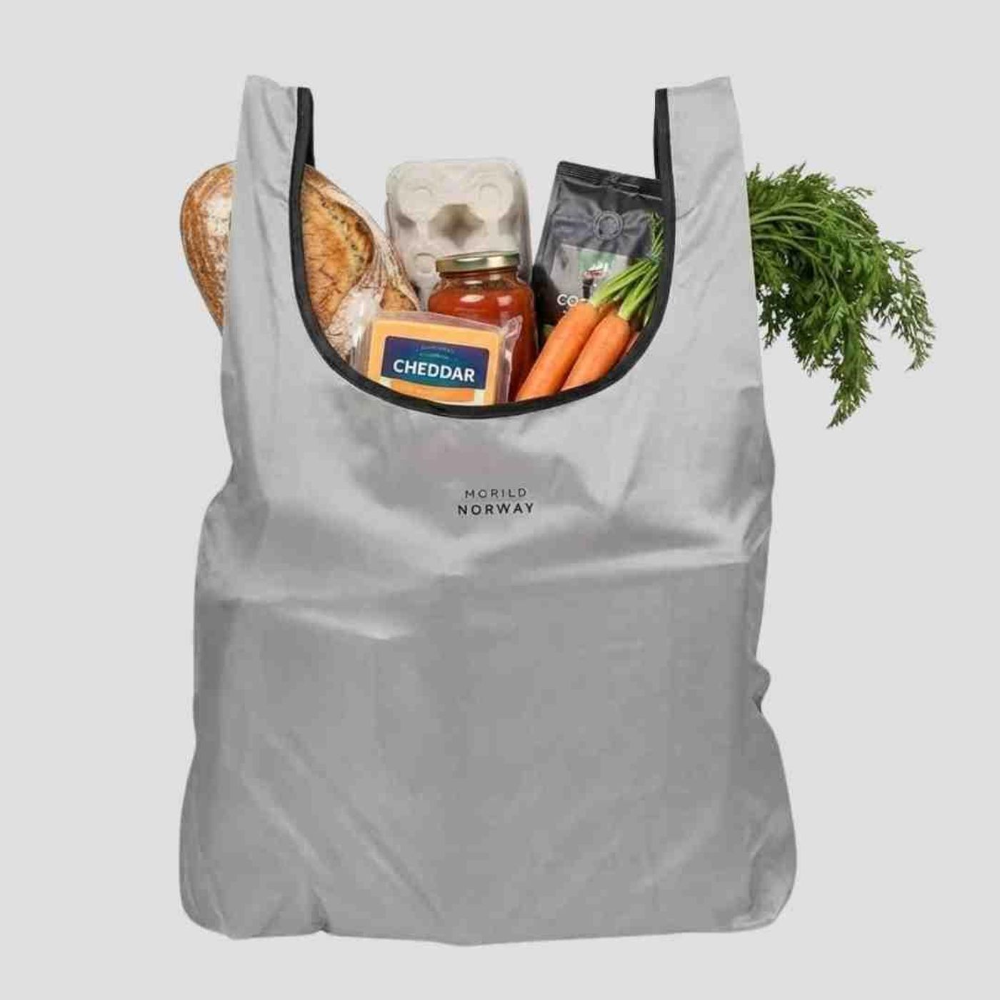 Morild Pocket Shopping Bag refleks, sølv