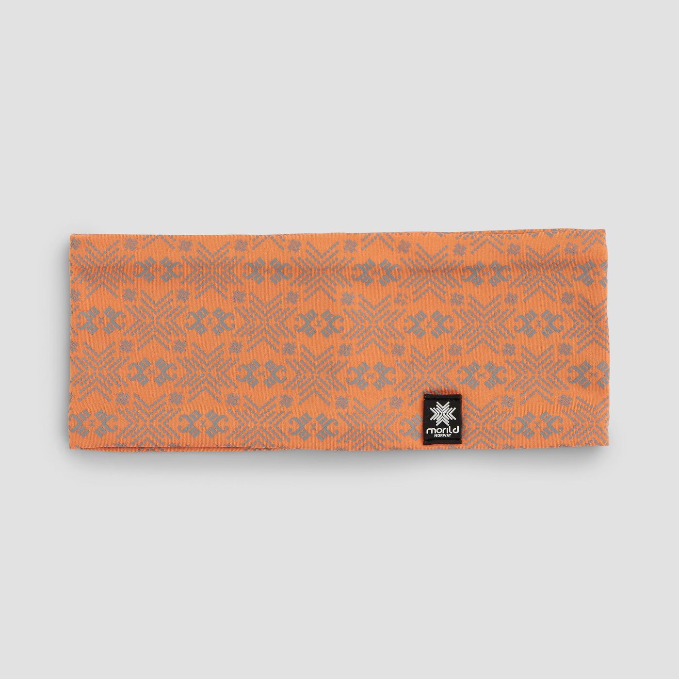 Morild Glitre resirkulert pannebånd med refleks, lys aprikos