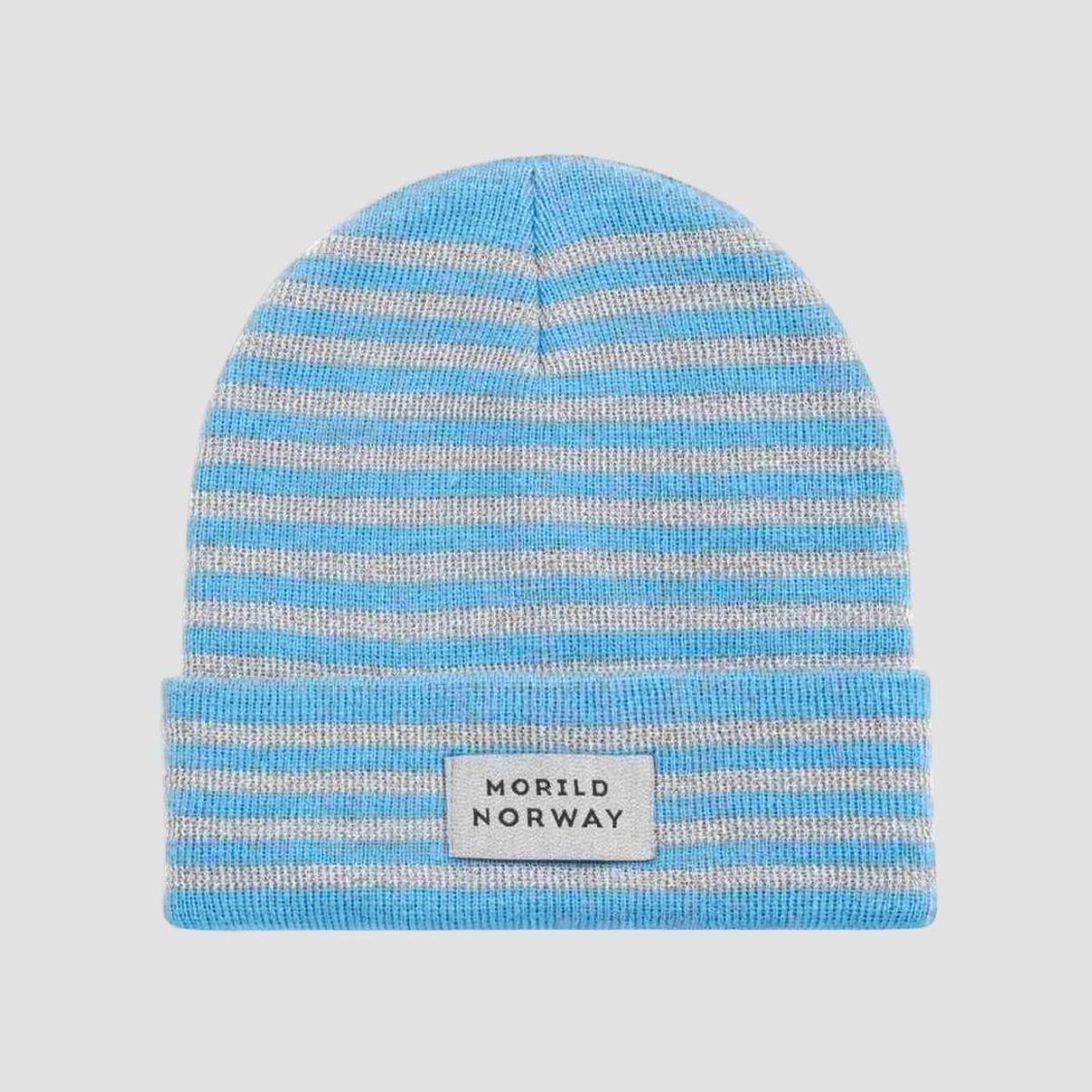 Morild Refleks stripe lue med refleks, blå