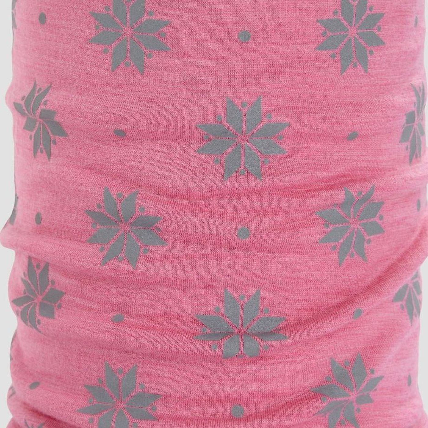 Morild Krystall ull-hals med refleks, rosa - Outlet