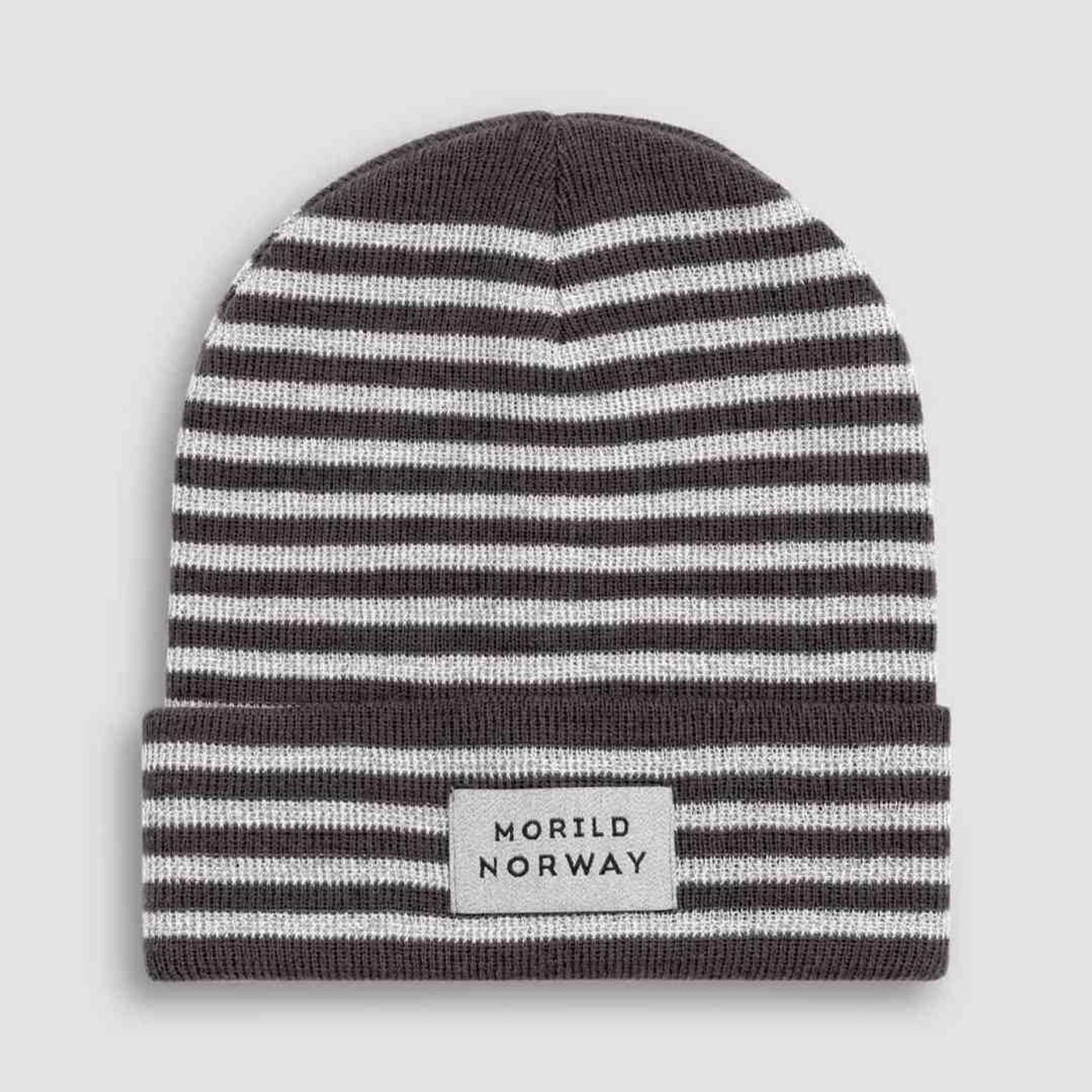 Morild Refleks stripe lue med refleks, sort