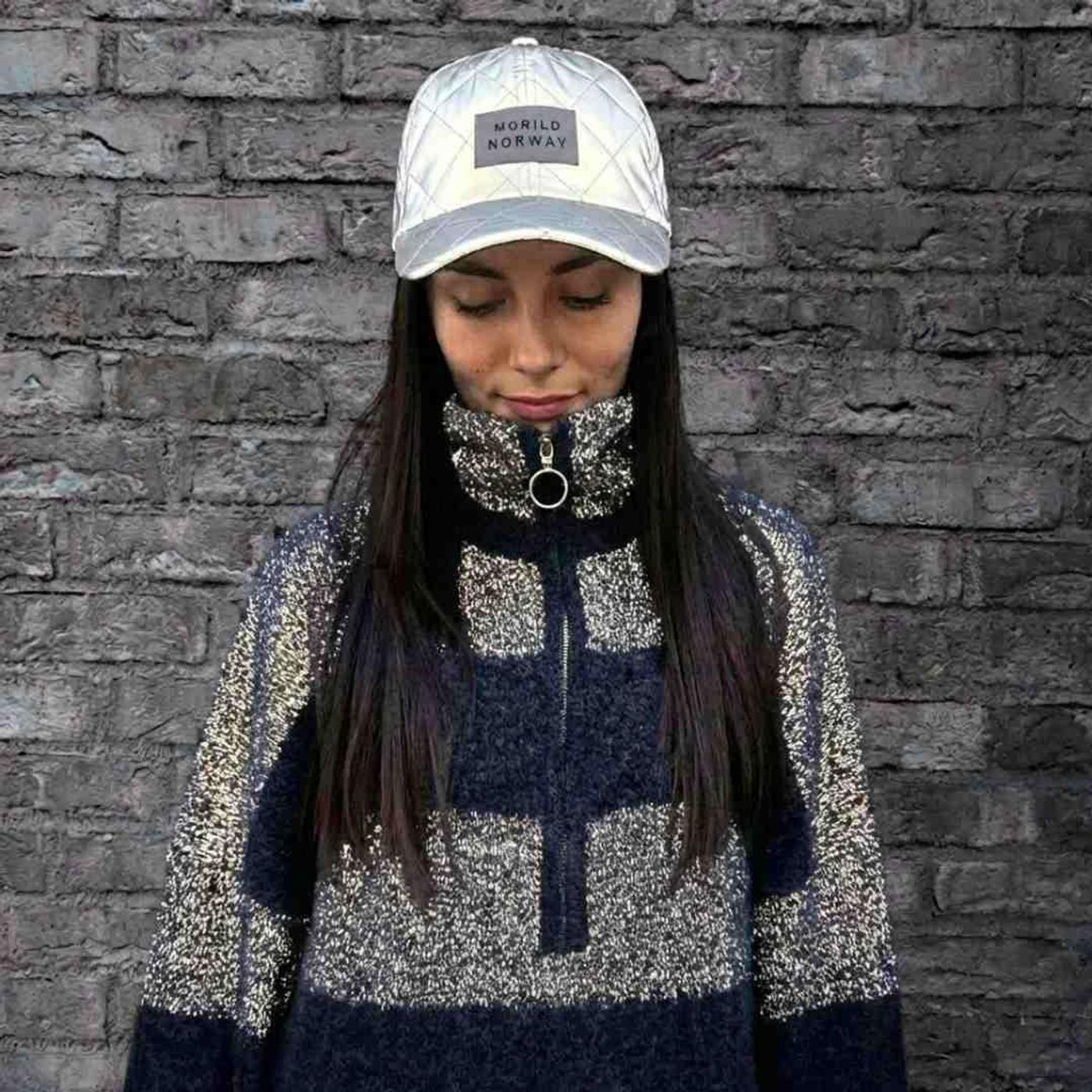 Morild Quilted Caps med refleks, sølv
