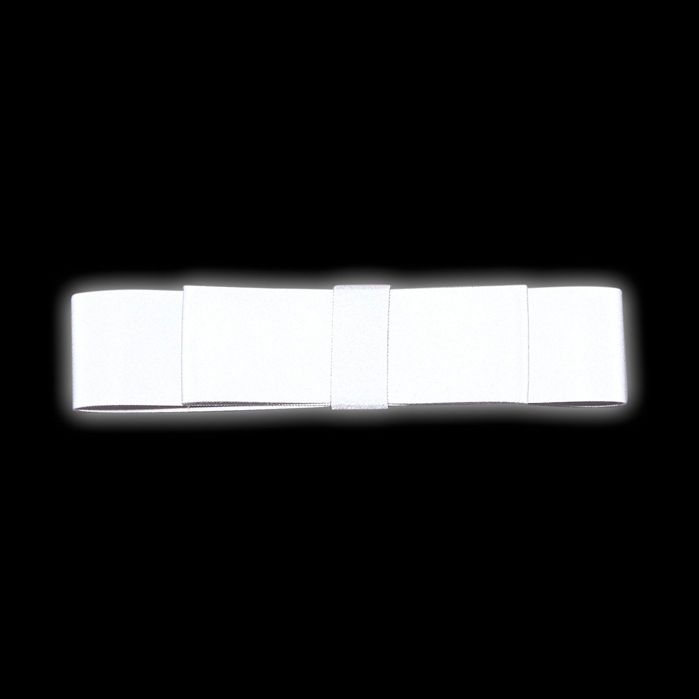 Morild Sløyfe med refleks dobbel , sølv