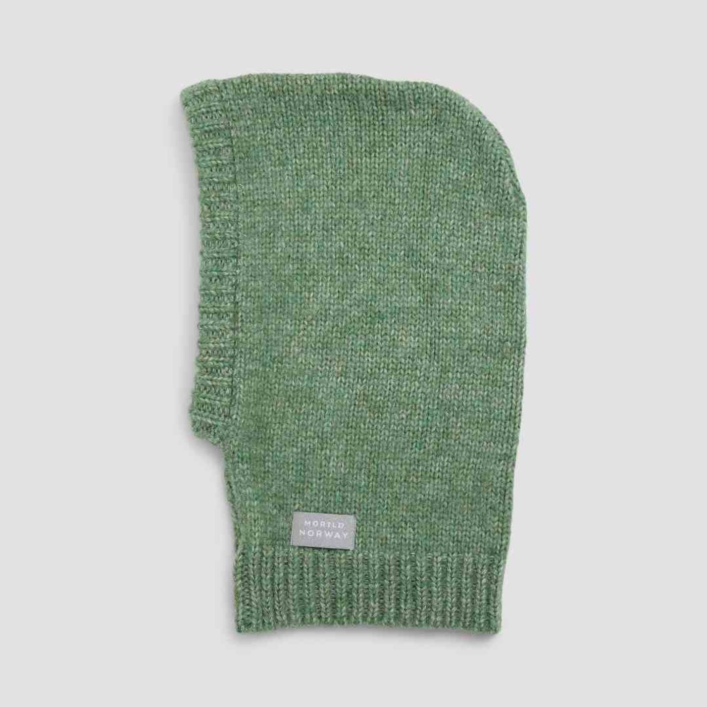 Morild Lun Knit hood med refleks, grønn - Outlet