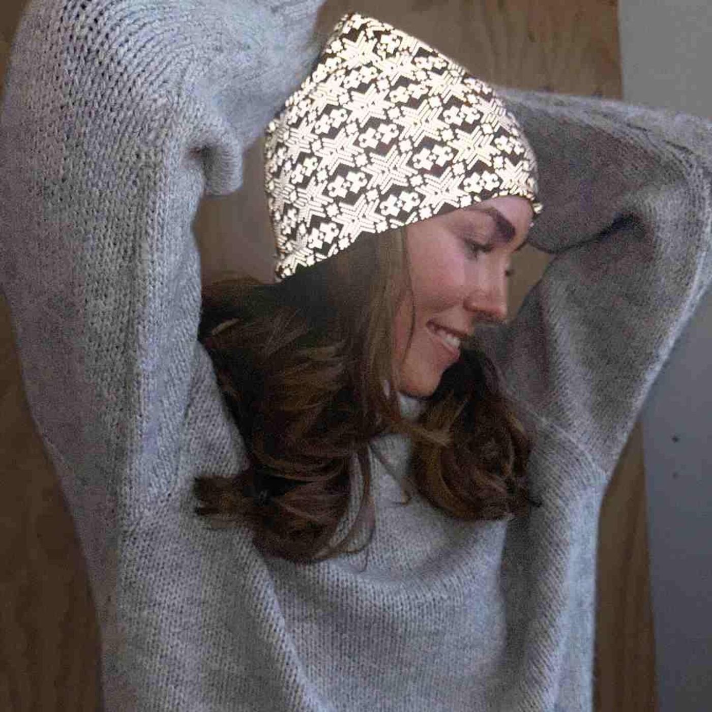 Morild Glitre resirkulert lue med refleks, royal blå