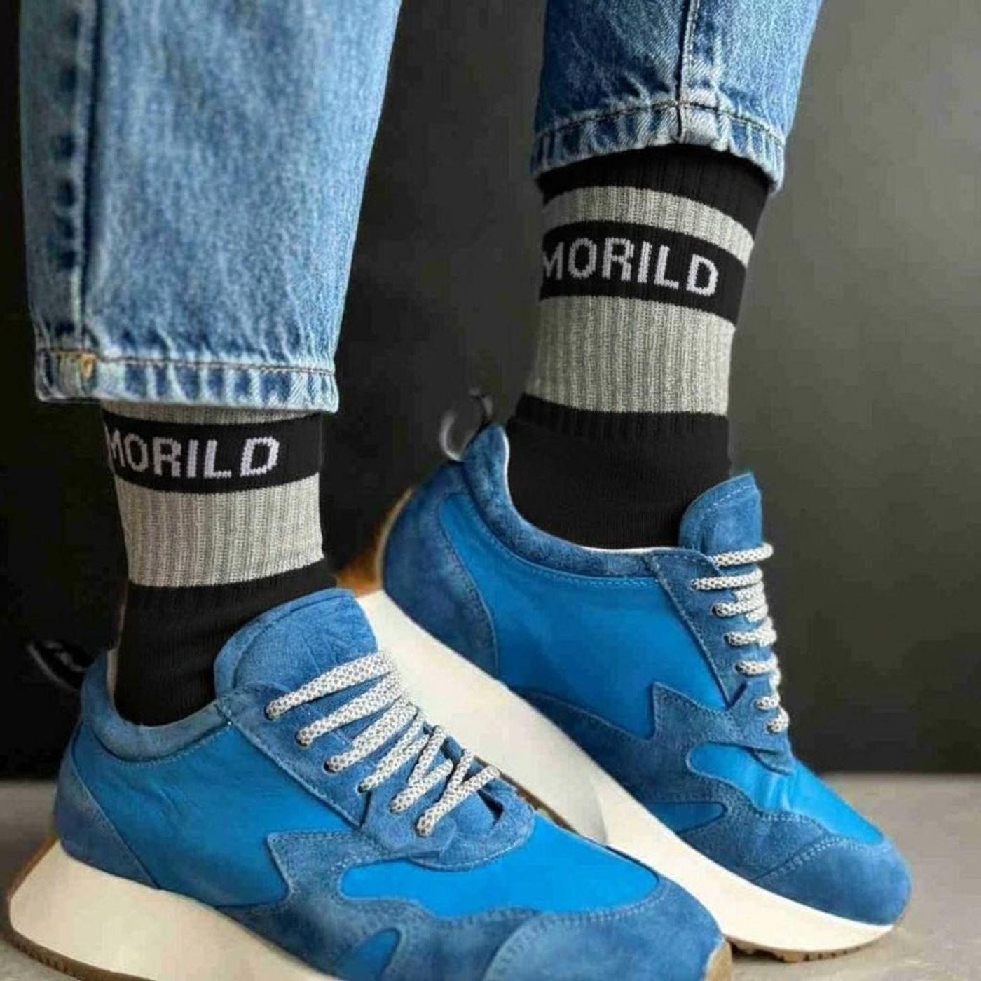 Morild Sokker med refleks, sort