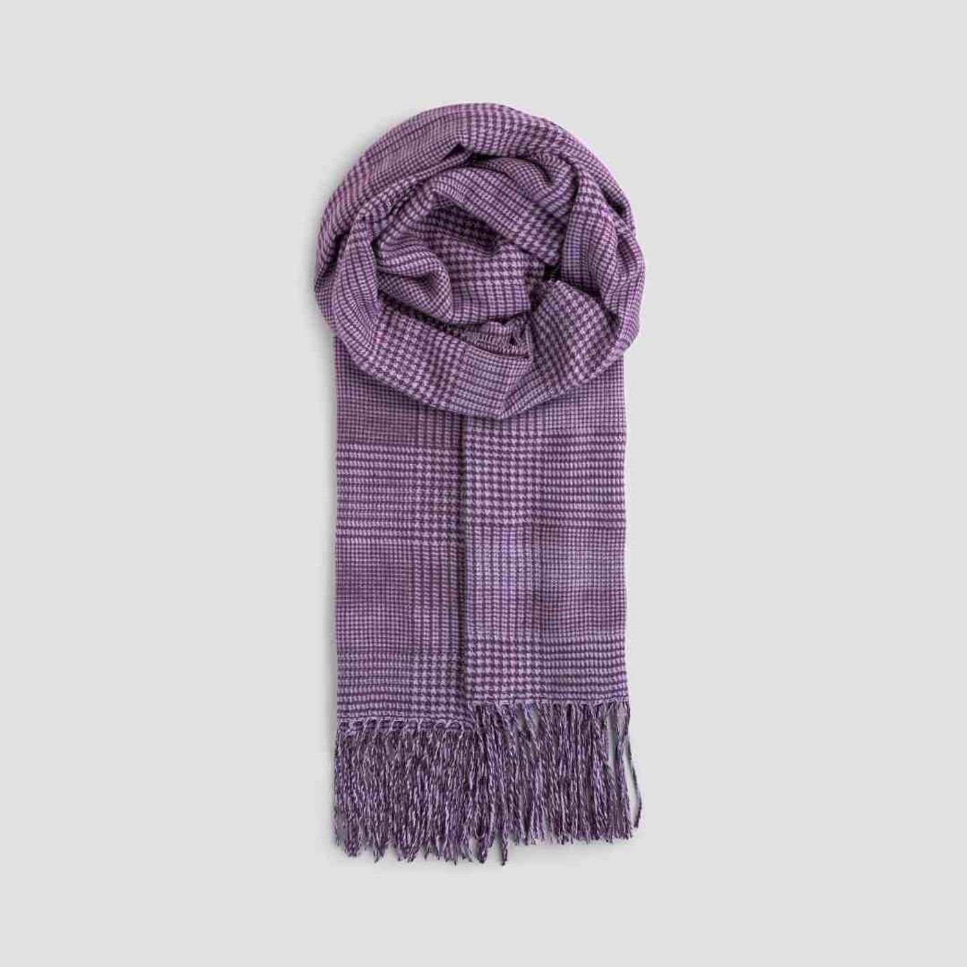 Morild Vilje klassisk skjerf med refleks, plommelilla/lavendel