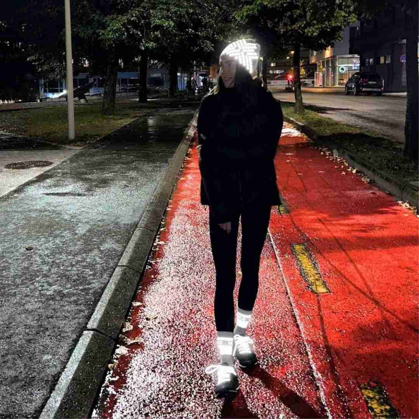 Morild Sokker med refleks, hvit