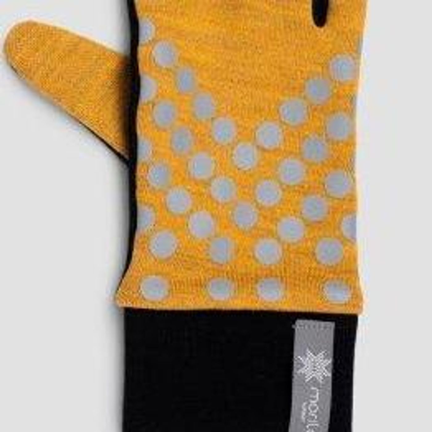 Morild Sølvfaks hansker med refleks, sennep