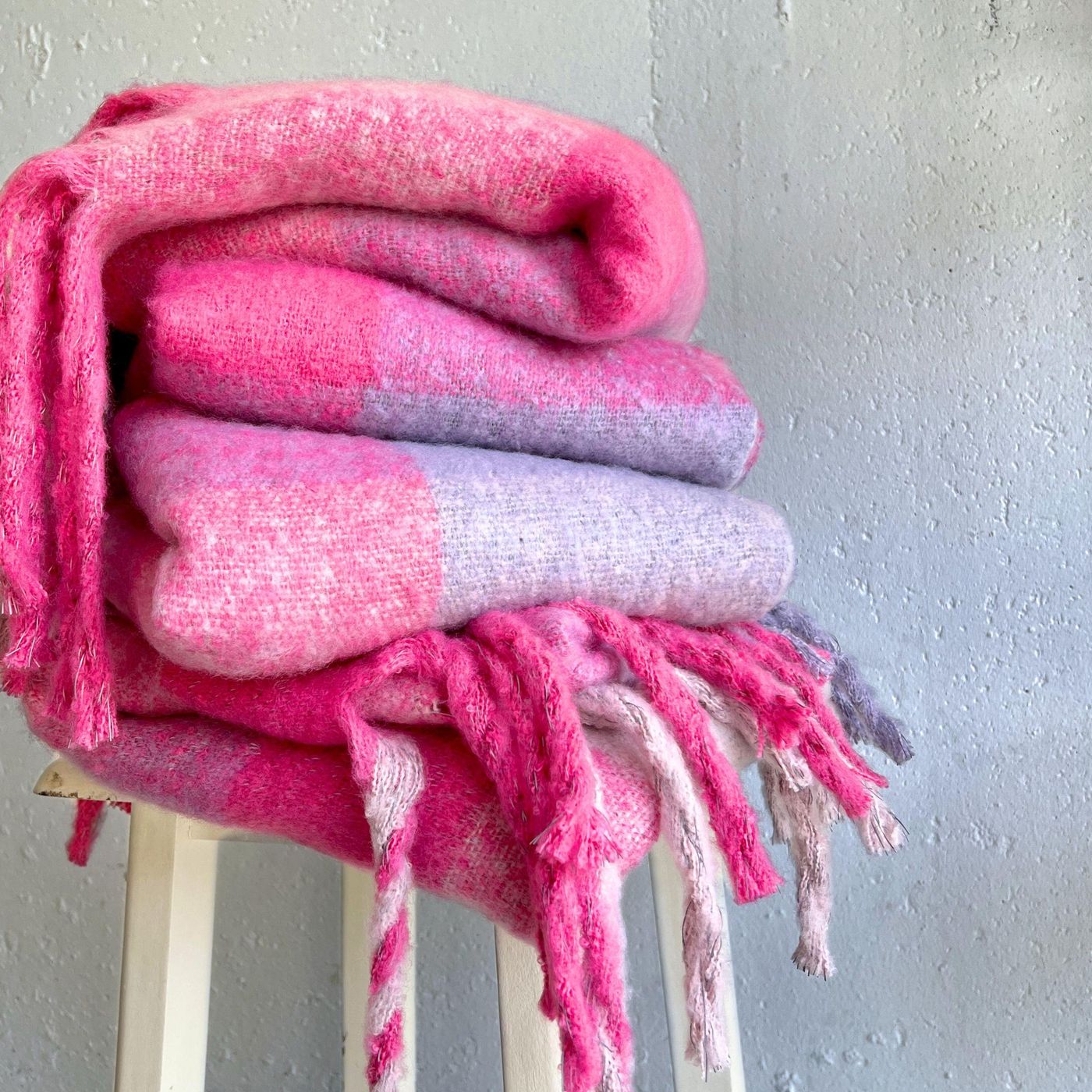 Morild Love you skjerf med refleks, rosa/lilla - Outlet